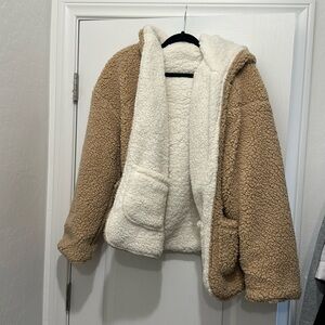 Reversible Soft Sherpa Jacket